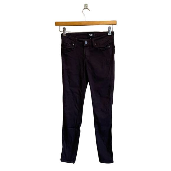 Paige 27 verdugo ankle skinny jeans zipper low rise - Picture 1 of 9